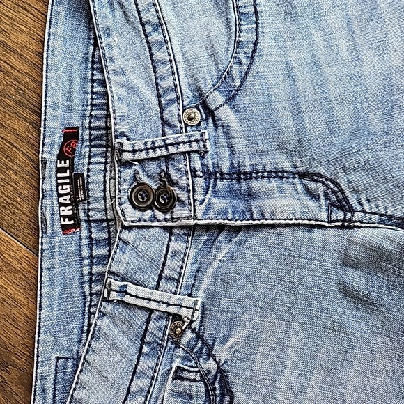 FRAGILE BLUE JEANS WOMENS SIZE 11 - Picture 3 of 11